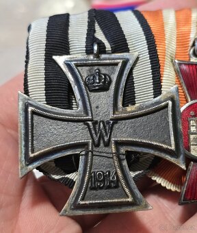 Medailová lišta s hanzovním křížem města Hamburk - 4