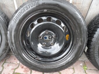 Komplet Zimní Sada Bridgestone+Poklice205/55/16 ET 46 5X112 - 4