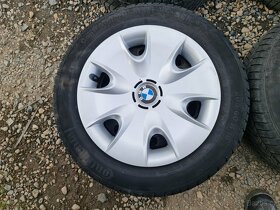 Sada originálníc 16" plechových disků BMW 5x120 + zimní pne - 4