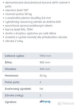 Plechová skříň do kanceláře - 4