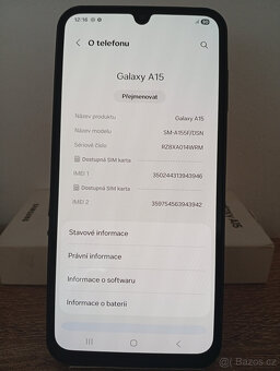 SAMSUNG Galaxy A15 (čtete popis) - 4