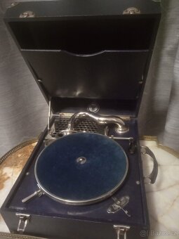 Kufříkový gramofon "Tempophon" - 4