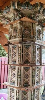 Kachlová kamna, starozitná - 4