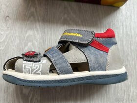 Dětské kožené sandálky Baťa, vel. 25 - 4