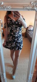 Atmosphere květované letní šaty s krajkou - 4