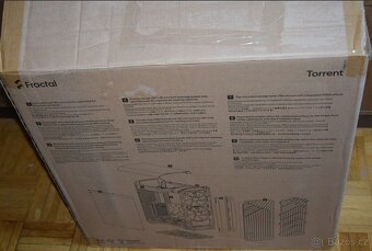 Fractal Design Torrent Black TG, nová, krabice + příslušenst - 4