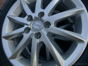 Letní sada alu disky kola originál Seat 5x100 6Jx15 ET38 - 4