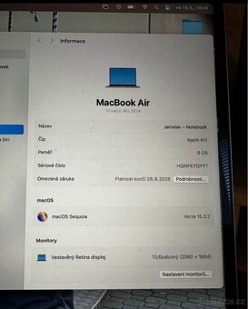 MacBook Air 13,6 M3 8/256gb space grey 2024 - 4