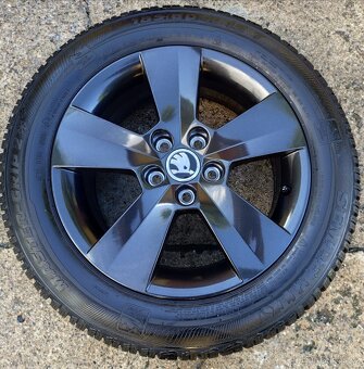 Originál sada disků Škoda Fabia III, Rapid 5x100 R15 Matone - 4