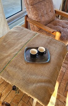 Dekorace: Jutové pytle na kávu, více kusů a více druhů, - 4