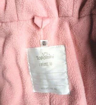 DÍVČÍ ZIMNÍ KOMBINÉZA-86/92, 1-2 roky - 4