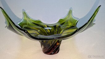 Skleněná mísa - hutní sklo - 4