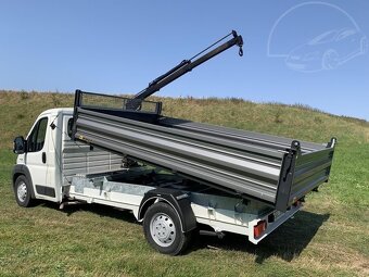 Fiat Ducato 3.0TDi novy sklápěč +Hiab 1.3t - 4