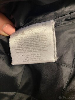 Černý kabát dívčí dámský zimní - 4