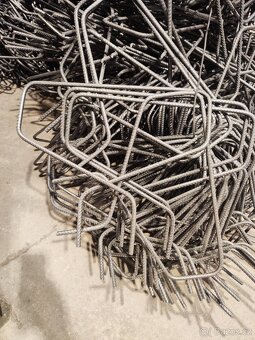 Třmínky,pruty,armo koše, betonářská ocel, výztuže, roxory - 4