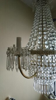 Křišťálový lustr - Jablonecké sklárny - 4