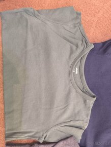 Bunda, svetr a 5x tričko s dlouhým rukávem, vel.128, NOVÉ - 4