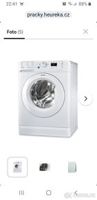 Slim aprčka indesit plně funkční 6kg 45cm 1200ot. - 4