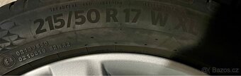 Alu kola 17” vč. pneumatik Continental UltraContact 215/50 - 4