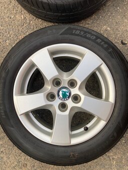 Alu 5x100, Škoda Fabia r14 185/60 r14 - 4
