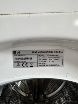 Automatická pračka Smart LG 9kg - na nahradni dily - 4