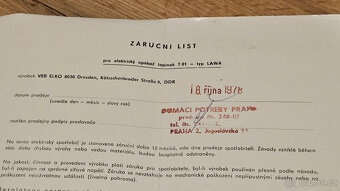 Topinkovač LAVA 1978 - 4