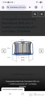 Darují trampolínu Marimex 305 - 4