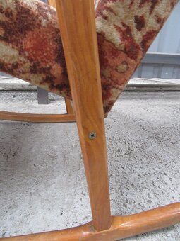 Nabízím starožitné designové houpací křeslo ULUV. Na renovac - 4
