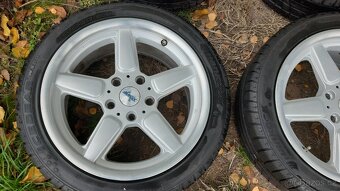 R17 alu kola Autec 5x120 limeček lehce prohnutá T5 T6 BMW - 4