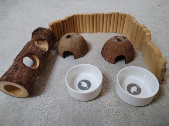 Kompletní výbava pro krečka, klec, hračky, podestýlka - 4