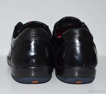 Černé kožené sneakers, zn. PRADA, vel. 42 - 4