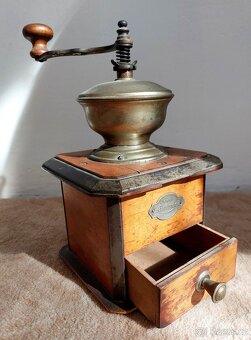 2x historický MLÝNEK NA KÁVU zn. LEINBROCK IDEAL - 4