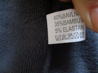 Dámské zimní termo legíny šedé bambusové S 36 2ks - 4