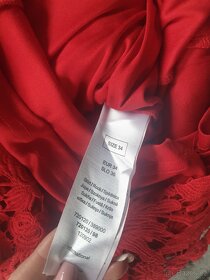 Červená krajková sukně zn. Orsay, vel.34 - 4