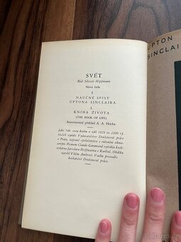 Kniha života Upton Sinclair 1929 - 4
