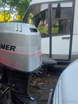 Prodám motorový člun Zodiac Mark II s motorem 50hp elektrick - 4