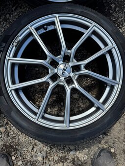 Alu kola AEZ 5x112 r18 et40 J8 +podložky 1500Kč - 4