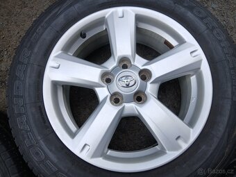Prodám sadu ALU kol Toyota 225/65R17 letní - 4