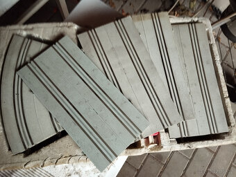 Stará autodráha Ites,šedá,70mm,staré hračky 70.léta - 4