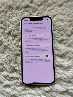 iPhone 13 Mini Starlight BATERIE 100% TOP - 4