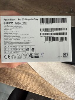 Xiaomi redmi note 11 pro 5g 6gb - 4