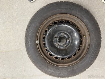 Zimní pneu + ocelové disky + TPCM ventily  15” - 4