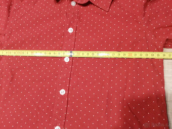 červená košile HM vel. 122 - 4