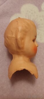 Starožitná panenka hlava - 4