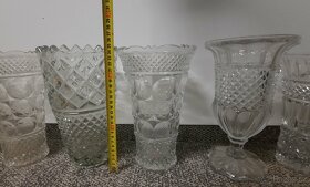 Broušené sklo vázy - 4