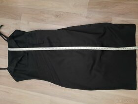 Černé koktejlové šaty zn. Rinascimento - 4