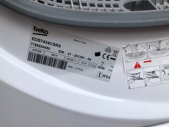 Prodám sušičku Beko EDS7434CSRX - Okres ZNOJMO - 4