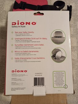 Otočné zrcadlo na pozorování dítěte do auta 19 cm 360 ° - 4