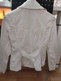 Bílé riflové sako/kabátek H&M vel. 38 - 4