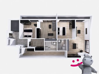 Prodej byty 2+kk, 73 m2 - Vsetín, ev.č. 58531 - 4